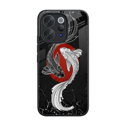 Majestic Marine back phone cover | glass case for vivo v70 elite