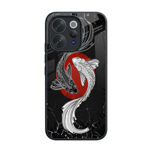 Majestic Marine back phone cover | glass case for vivo v70 elite