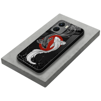 Majestic Marine stylish phone case for vivo y16 | glossy glass and slim fit