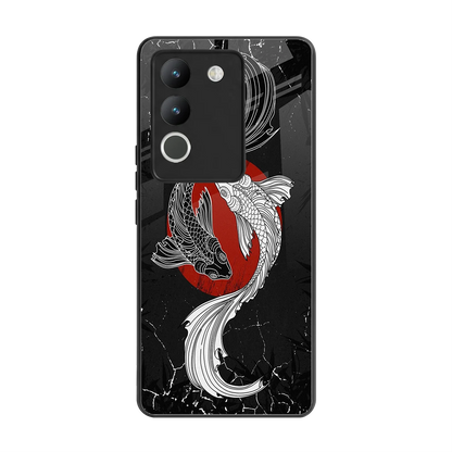 Majestic Marine back phone cover | glass case for vivo y200 5g