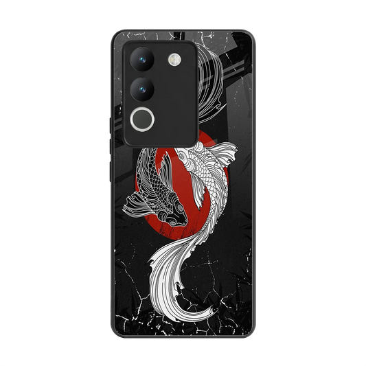 Majestic Marine back phone cover | glass case for vivo y200 5g