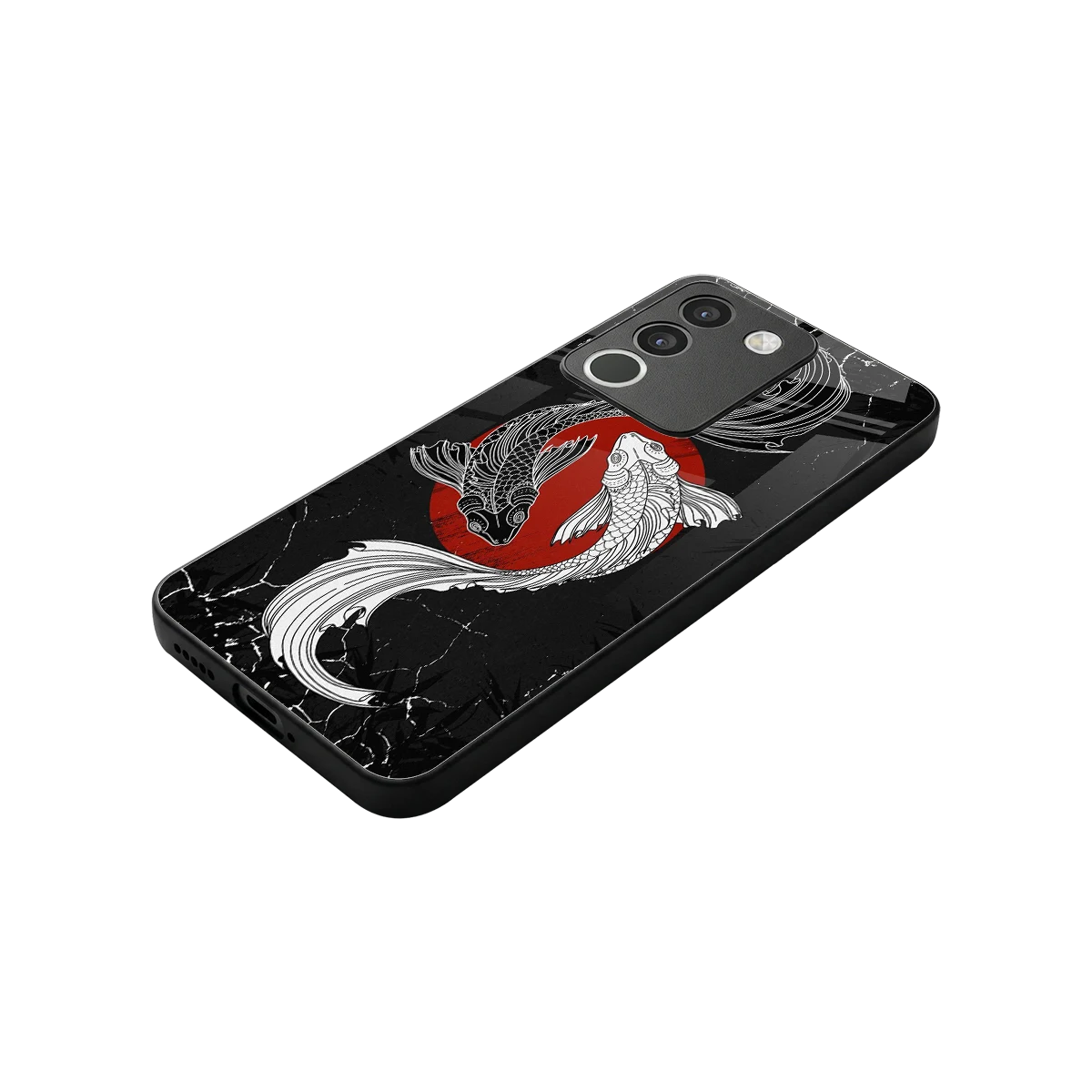 Majestic Marine stylish phone case for vivo y200 5g | glossy glass and slim fit
