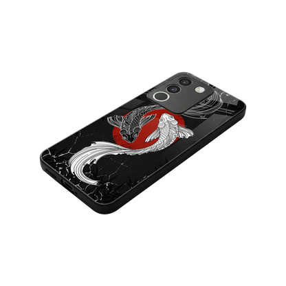 Majestic Marine stylish phone case for vivo y200 5g | glossy glass and slim fit
