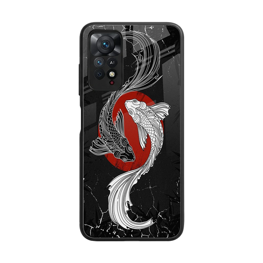 Majestic Marine back phone cover | glass case for redmi note 11 pro