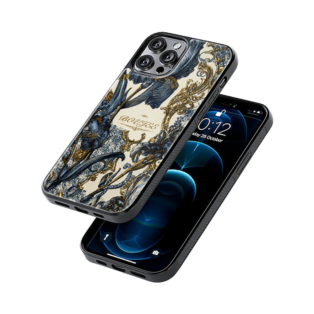 Protective Glass Back Phone Case Compatible with iPhone, Samsung, OnePlus, Pixel & More