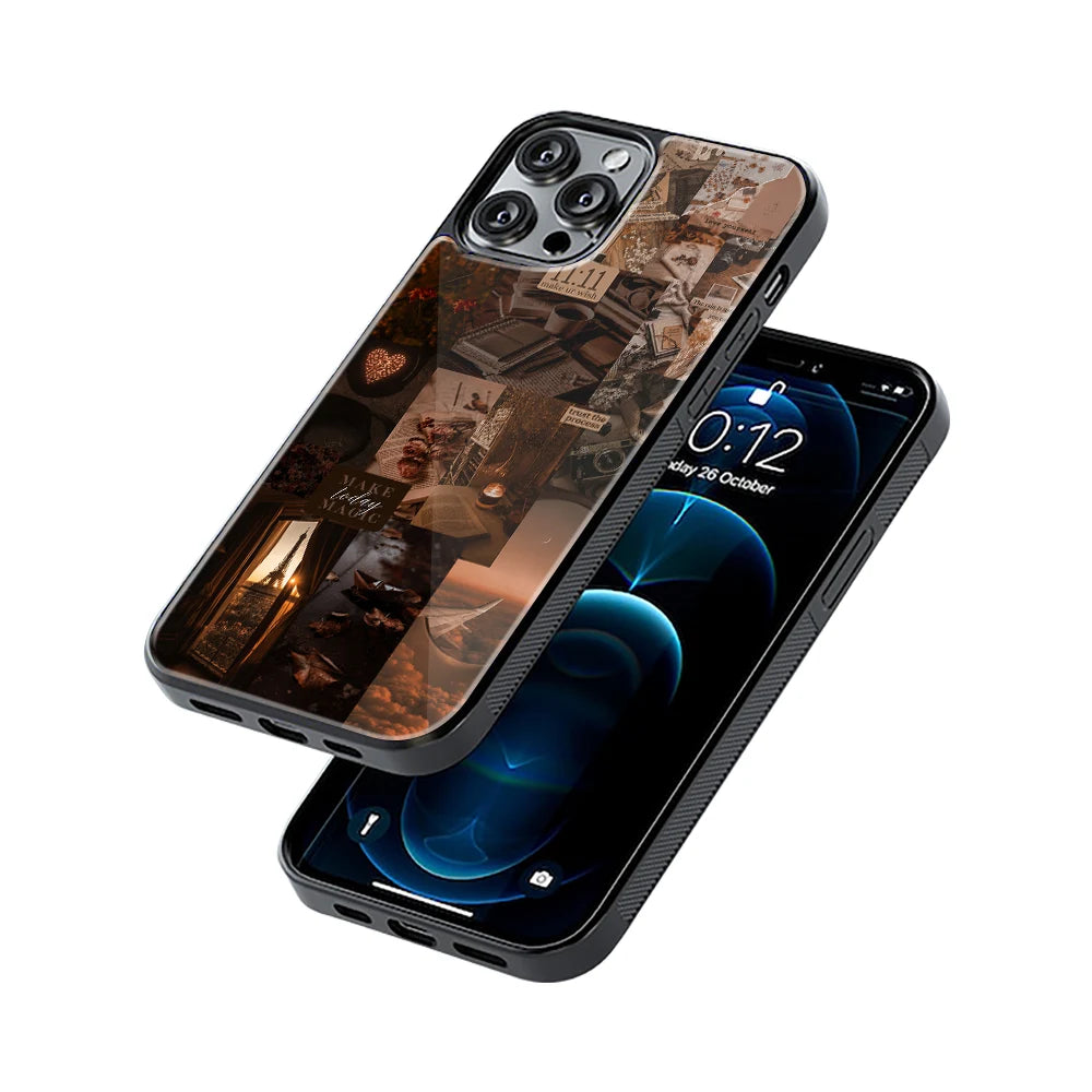 Protective Glass Back Phone Case Compatible with iPhone, Samsung, OnePlus, Pixel & More