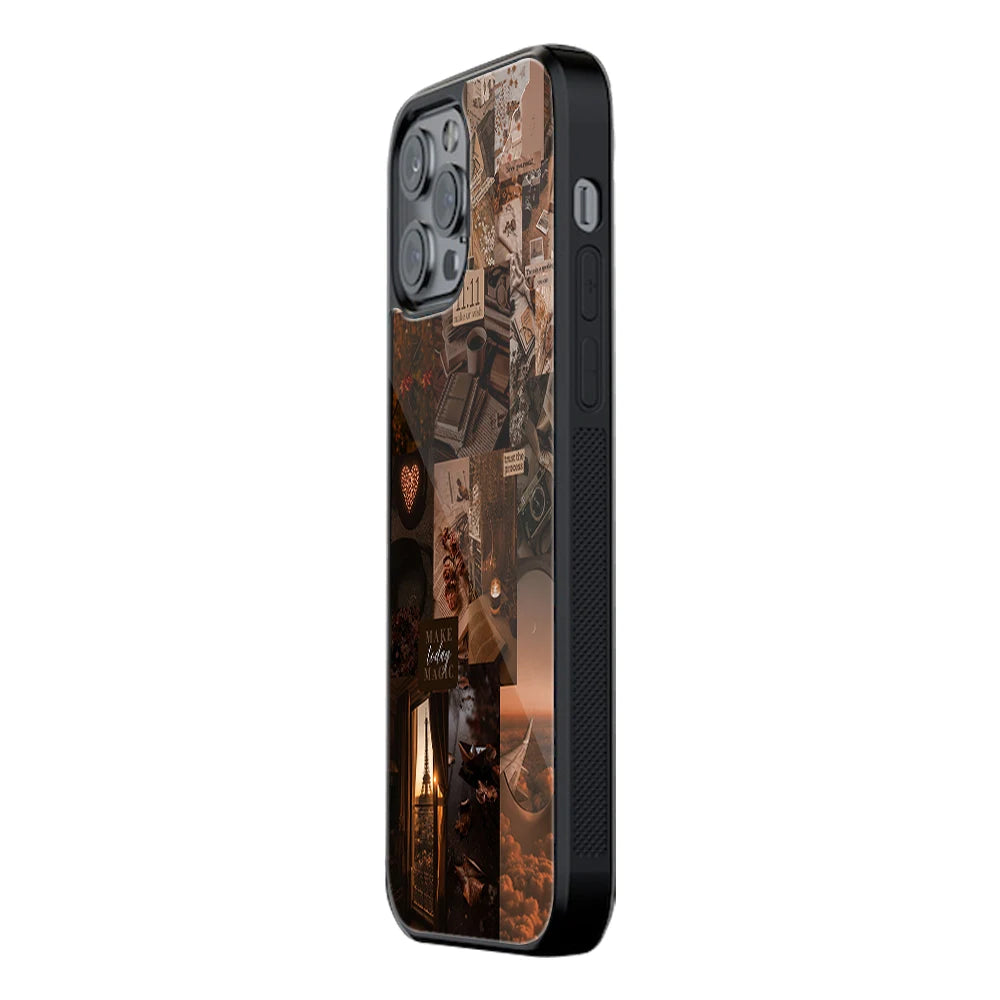 Trendy Glass Back Mobile Case for iPhone, Samsung, Redmi, OnePlus, Google Pixel, Motorola