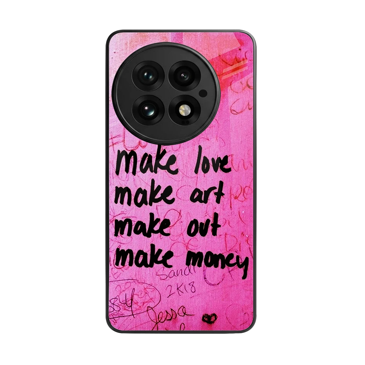 Make Magic back phone cover | glass case for oneplus 13