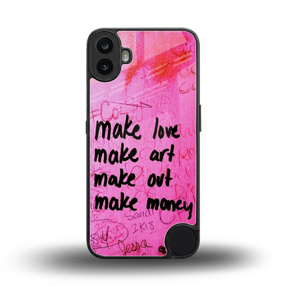 Make Magic back phone cover | glass case for cmf nothing phone 1