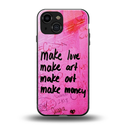 Make Magic back phone cover | glass case for iphone 12 mini