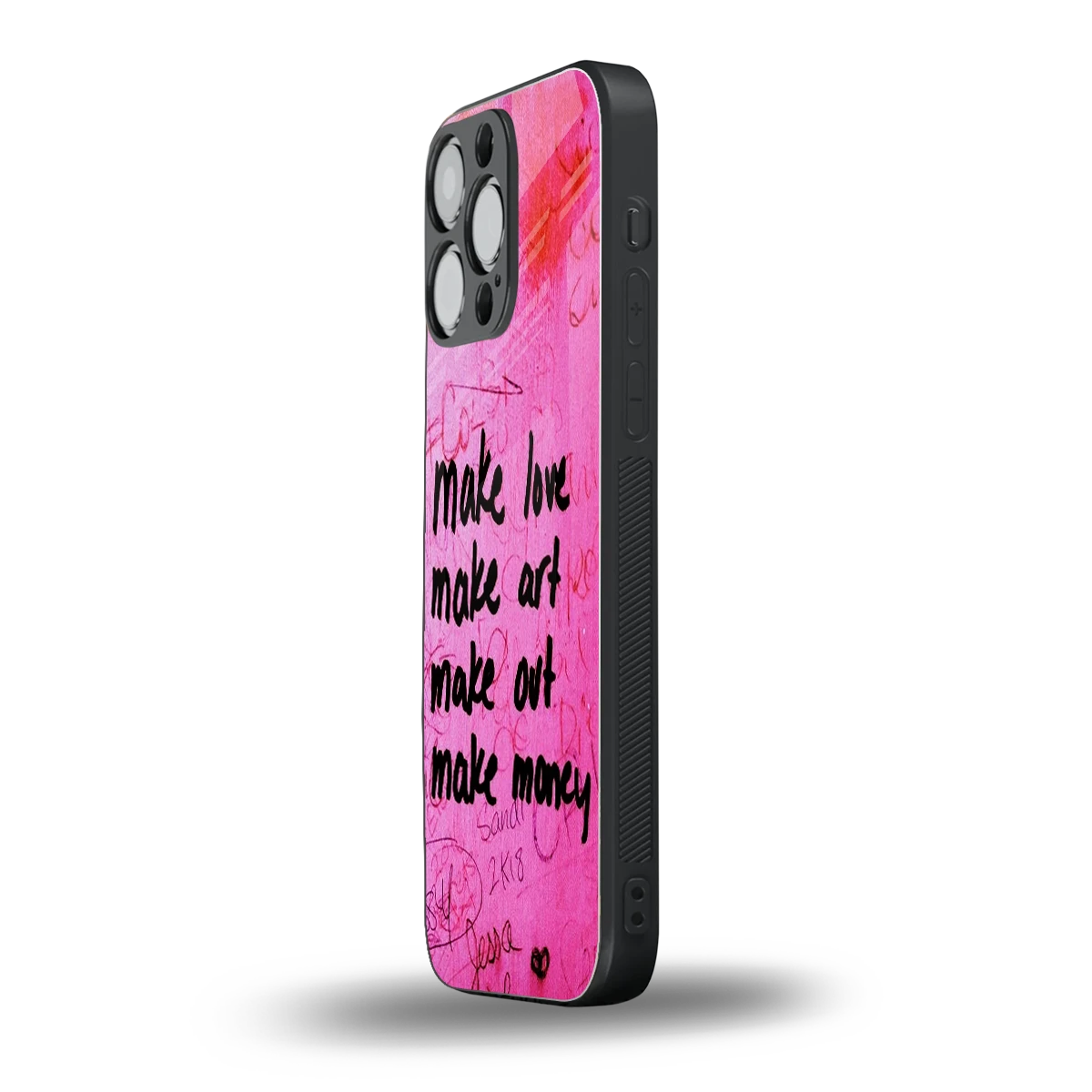 Make Magic iphone 15 pro max mobile cover | shockproof glass phone case
