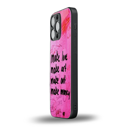 Make Magic iphone 15 pro max mobile cover | shockproof glass phone case