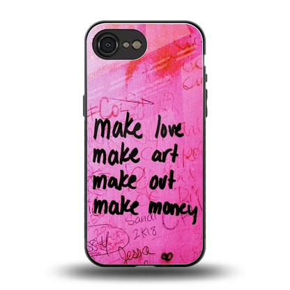 Make Magic back phone cover | glass case for iphone 17e