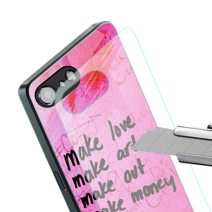 Make Magic stylish phone case for iphone 16e | glossy glass and slim fit