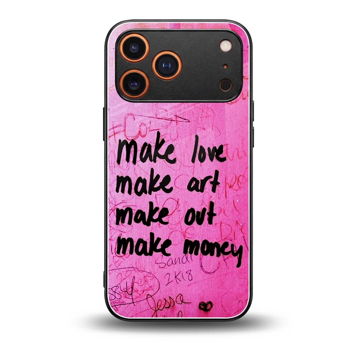 Make Magic back phone cover | glass case for iphone 17 pro max