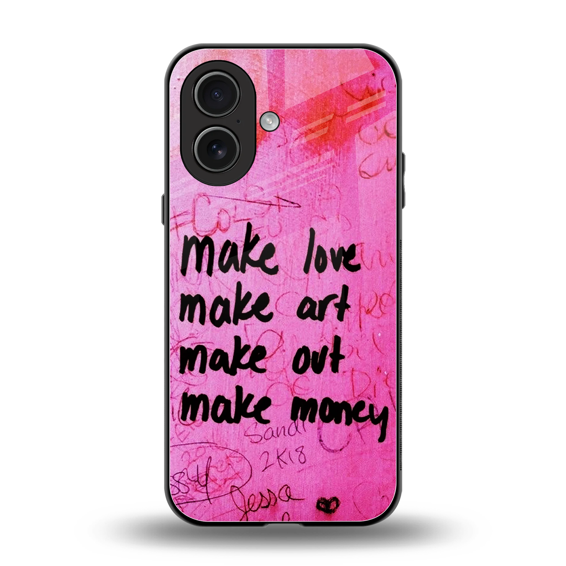 Make Magic back phone cover | glass case for iphone 17