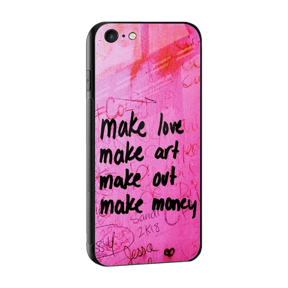 Make Magic sleek iphone 6 cover with tempered glass back and TPU edges