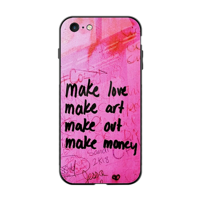 Make Magic back phone cover | glass case for iphone 6s plus