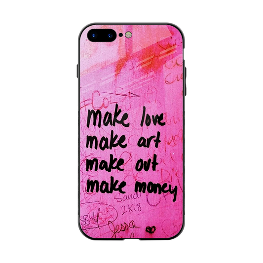 Make Magic back phone cover | glass case for iphone 8 plus
