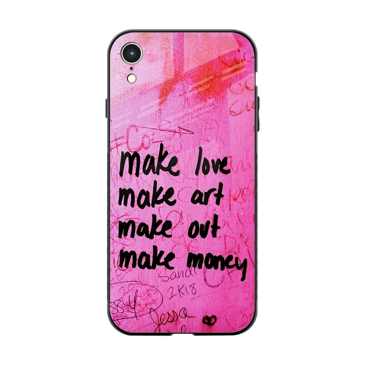 Make Magic back phone cover | glass case for iphone xr
