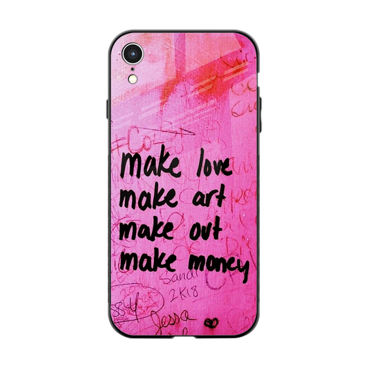 Make Magic back phone cover | glass case for iphone xr