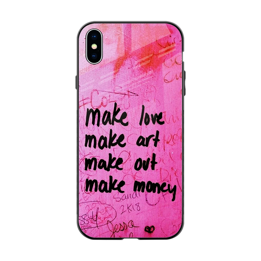 Make Magic back phone cover | glass case for iphone xs max