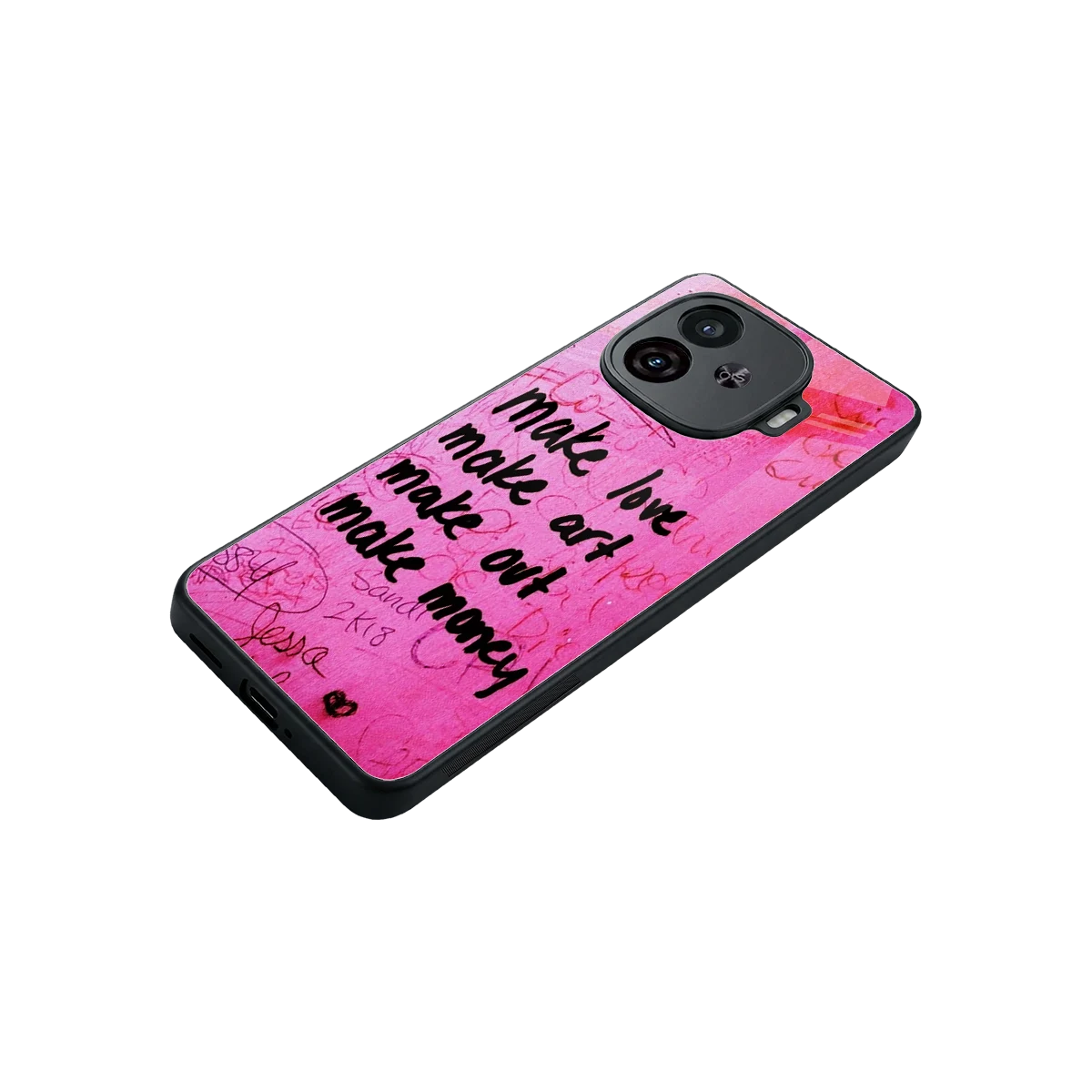 Make Magic stylish phone case for iqoo neo 10r 5g | glossy glass and slim fit