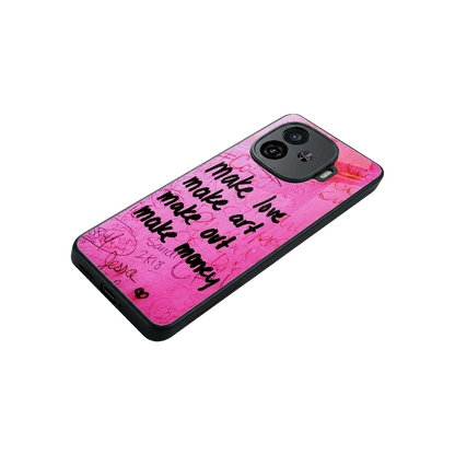 Make Magic stylish phone case for iqoo neo 10r 5g | glossy glass and slim fit
