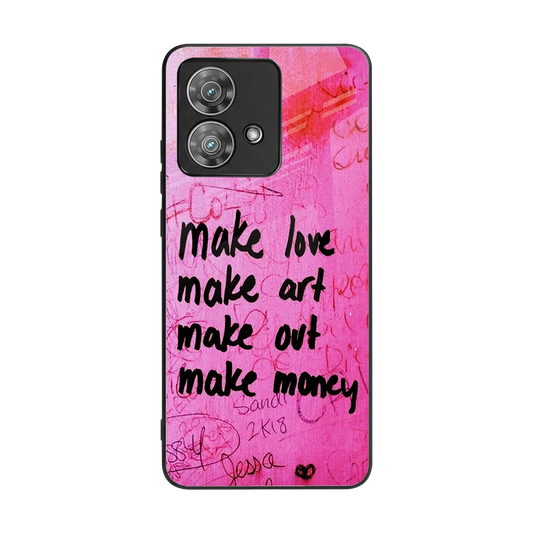 Make Magic back phone cover | glass case for motorola edge 40 neo 5g