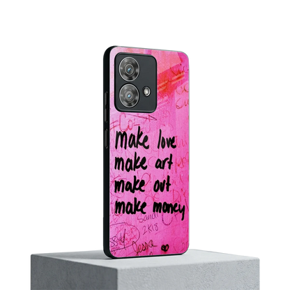 Make Magic motorola edge 40 neo 5g mobile cover | shockproof glass phone case