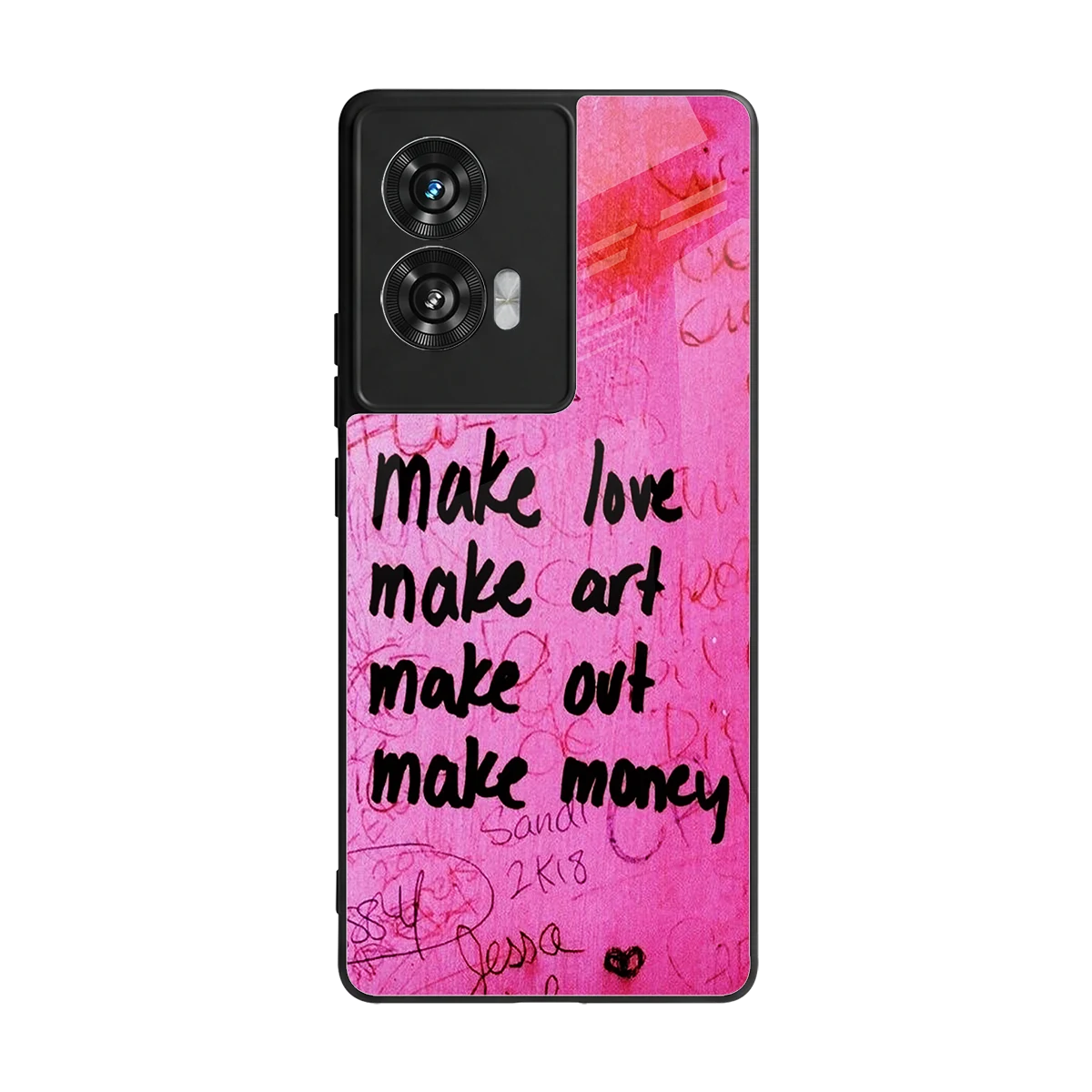 Make Magic back phone cover | glass case for motorola edge 50 fusion