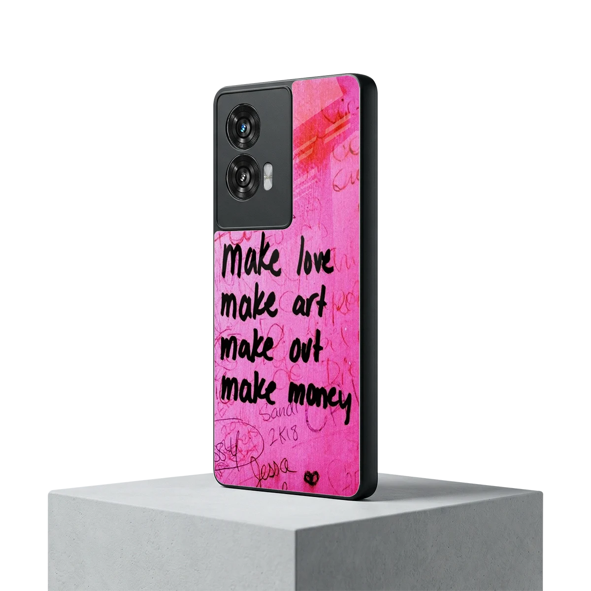Make Magic motorola edge 50 fusion mobile cover | shockproof glass phone case