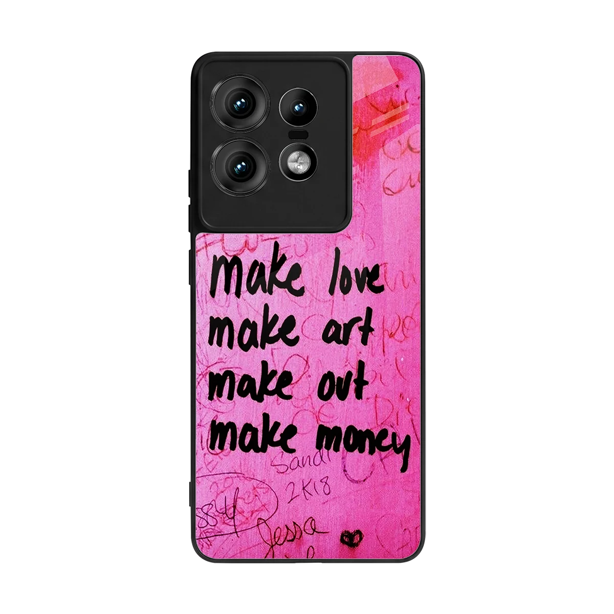 Make Magic back phone cover | glass case for motorola edge 50 pro