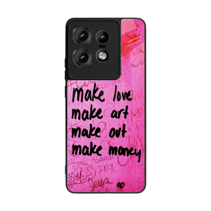 Make Magic back phone cover | glass case for motorola edge 50 pro
