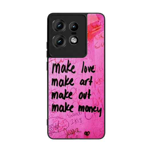 Make Magic back phone cover | glass case for motorola edge 50 pro
