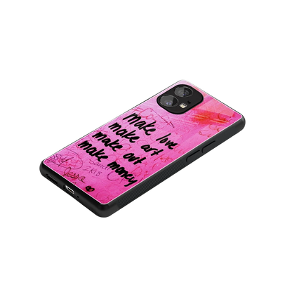 Make Magic stylish phone case for nothing phone 1 | glossy glass and slim fit