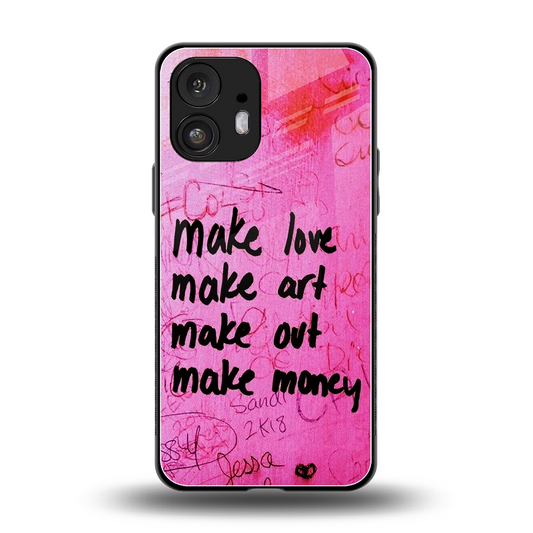 Make Magic back phone cover | glass case for nothing phone 2