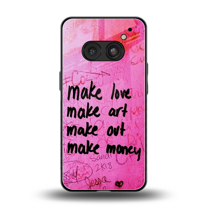 Make Magic back phone cover | glass case for nothing phone 2a