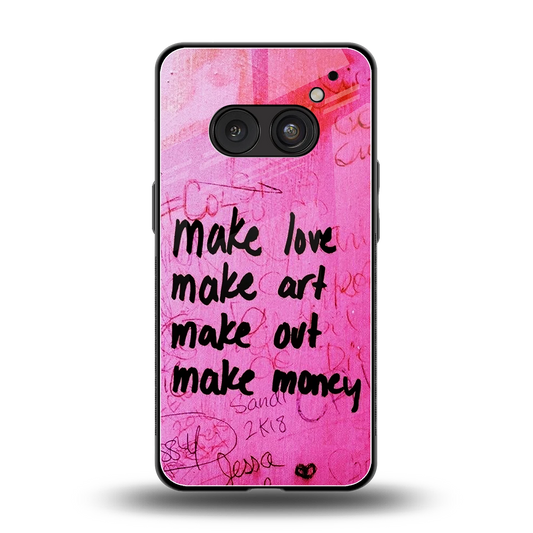 Make Magic back phone cover | glass case for nothing phone 2a