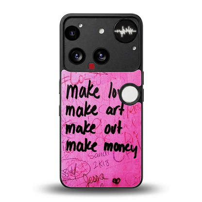 Make Magic back phone cover | glass case for nothing phone 3