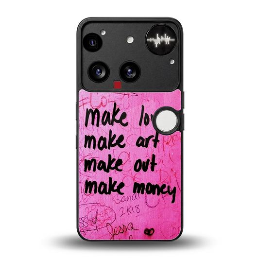 Make Magic back phone cover | glass case for nothing phone 3