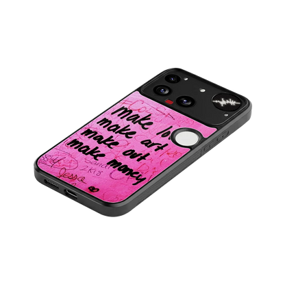 Make Magic stylish phone case for nothing phone 3 | glossy glass and slim fit