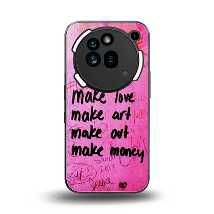 Make Magic back phone cover | glass case for nothing phone 3a pro
