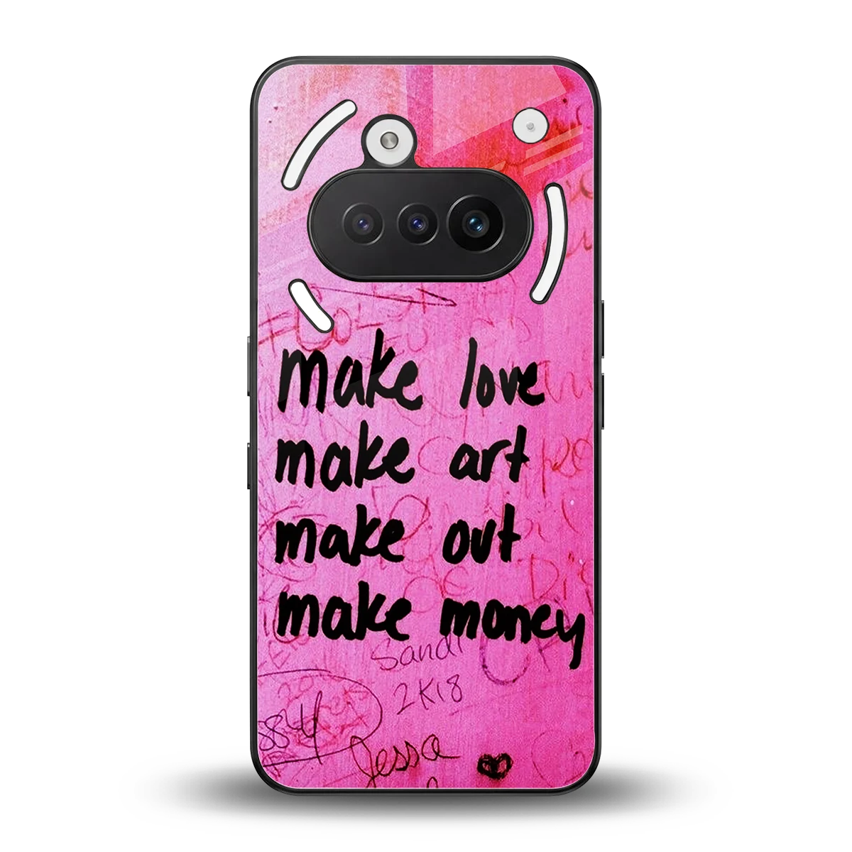 Make Magic back phone cover | glass case for nothing phone 3a