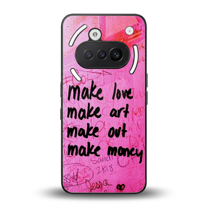Make Magic back phone cover | glass case for nothing phone 3a