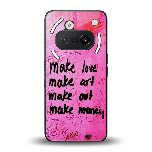 Make Magic back phone cover | glass case for nothing phone 3a