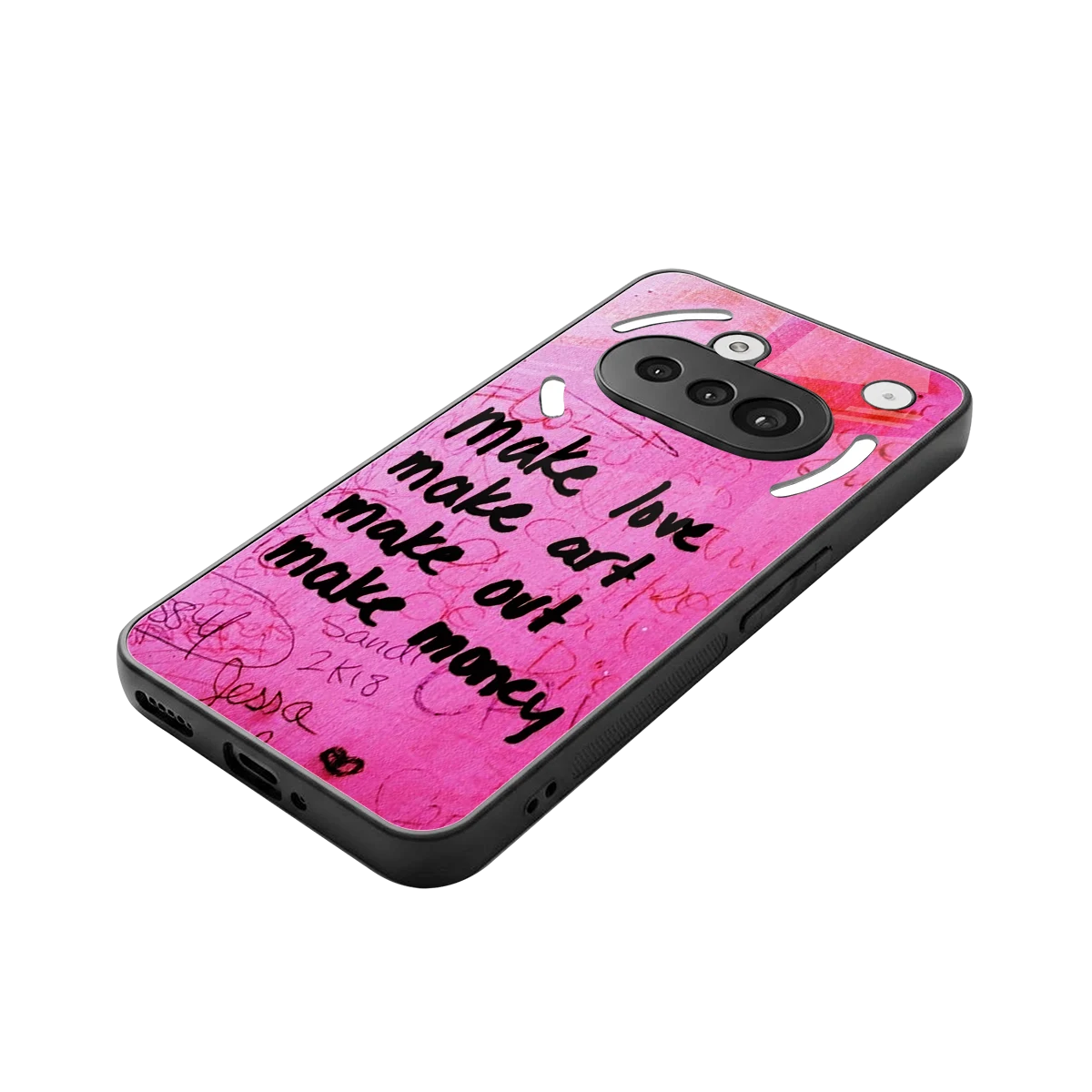 Make Magic stylish phone case for nothing phone 3a | glossy glass and slim fit