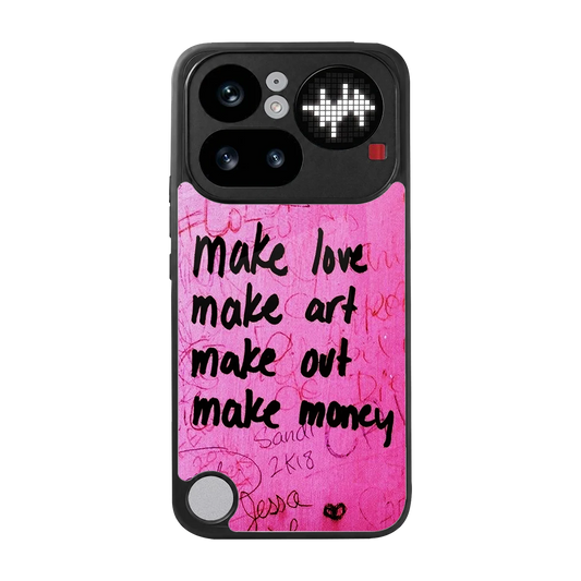 Make Magic back phone cover | glass case for nothing phone 4a pro