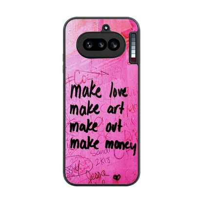 Make Magic back phone cover | glass case for nothing phone 4a