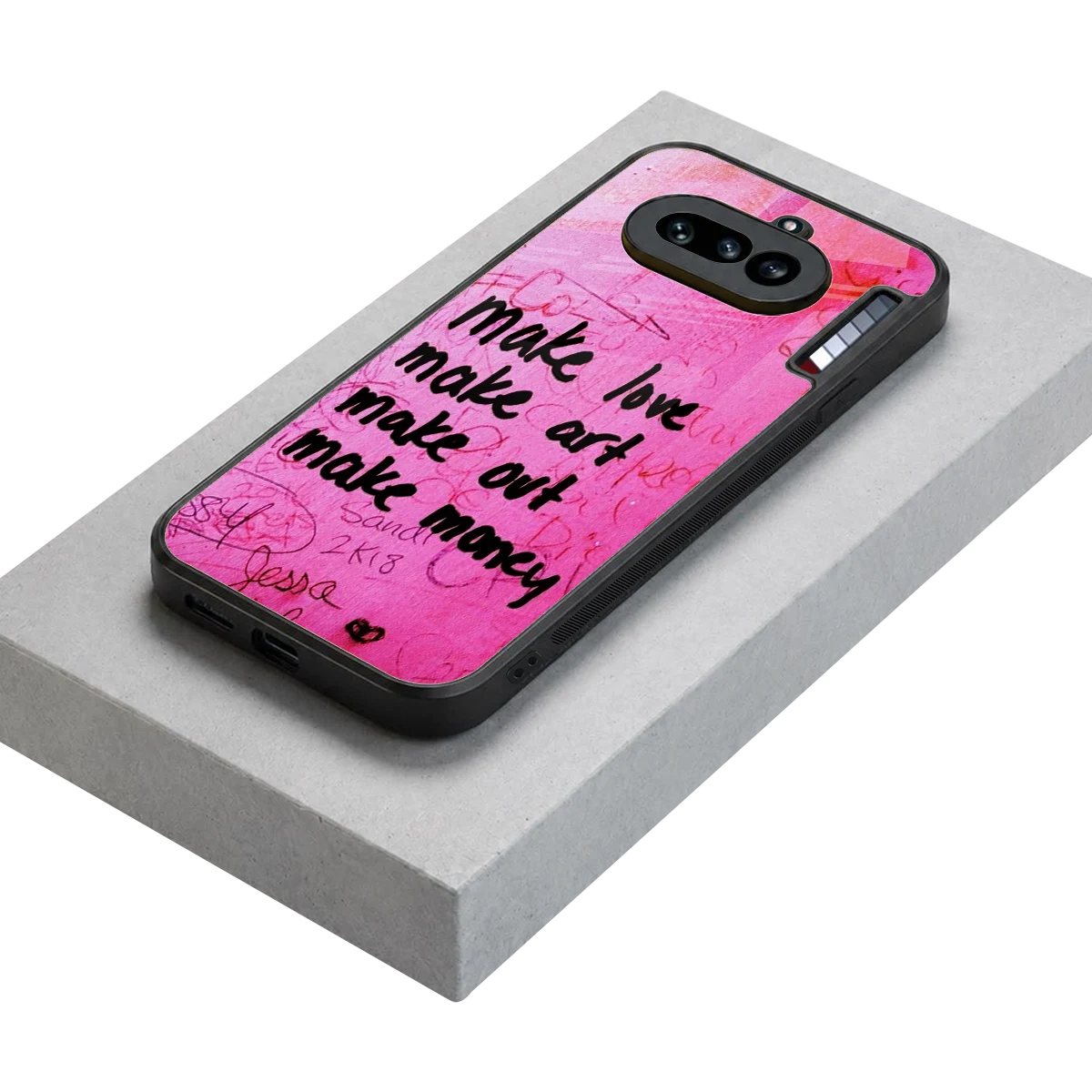 Make Magic stylish phone case for nothing phone 4a | glossy glass and slim fit